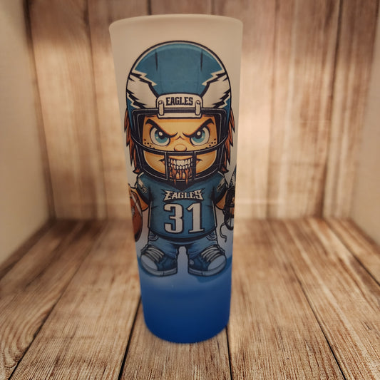 FOOTBALL HORROR SHOT GLASS (PA)