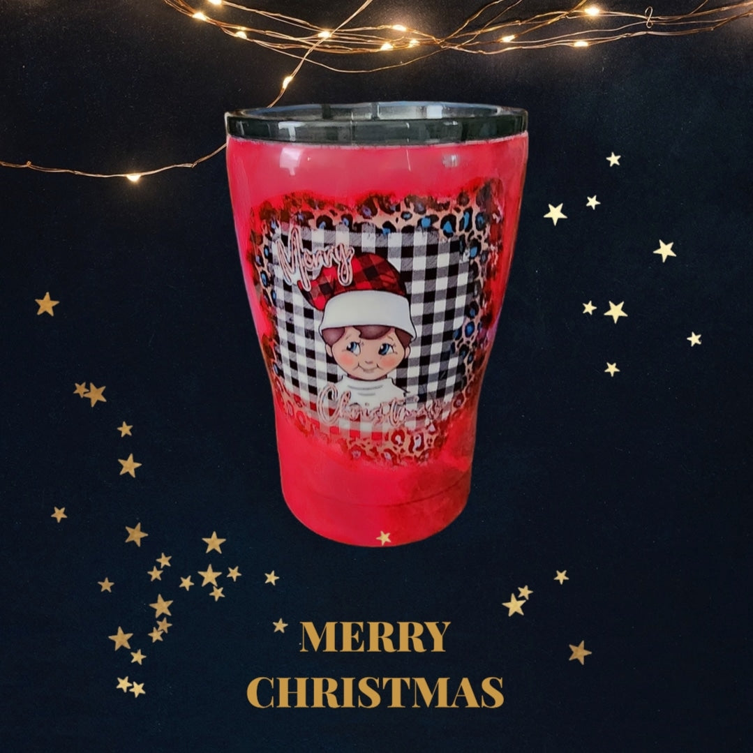 12oz Elf On Shelf Kid Cup