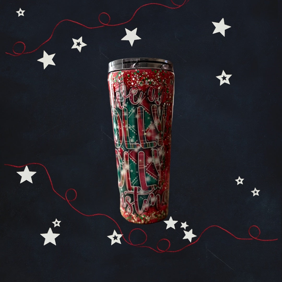 42oz Holly Jolly Tumbler