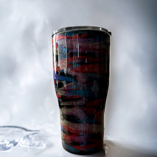 30oz Multi-Colored Shimmery Tumbler