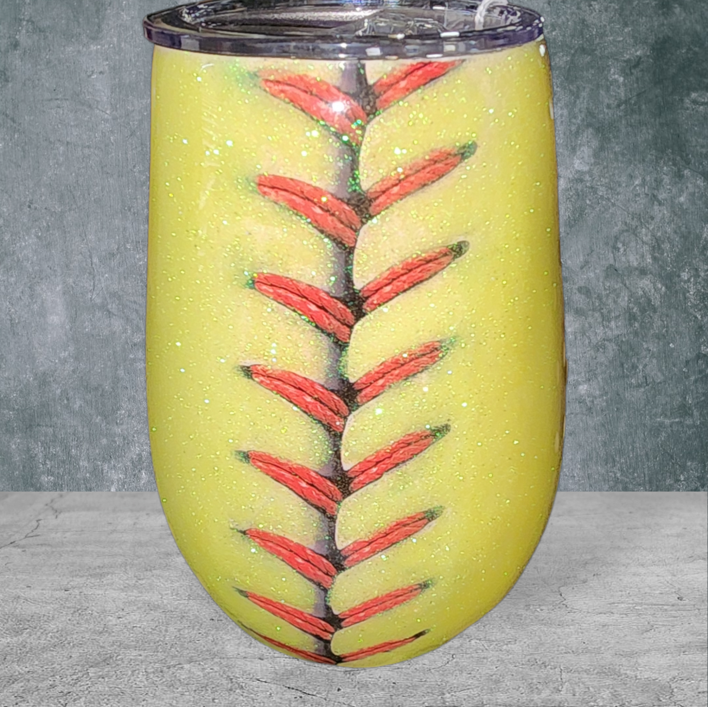 14oz Softball Stemless Wine