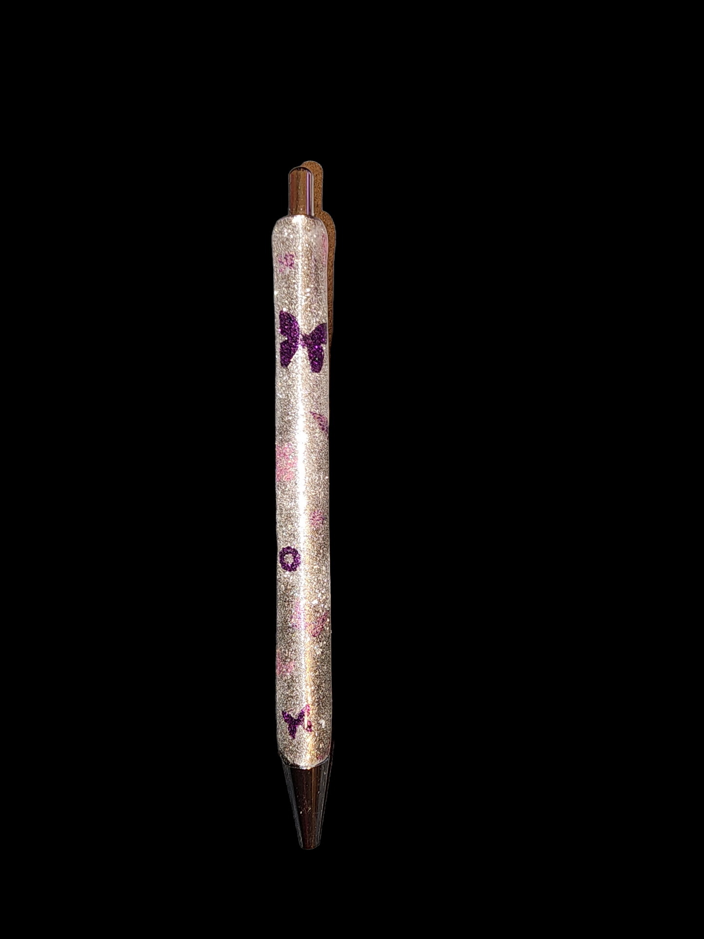 Butterfly Glitter Refillable Pen