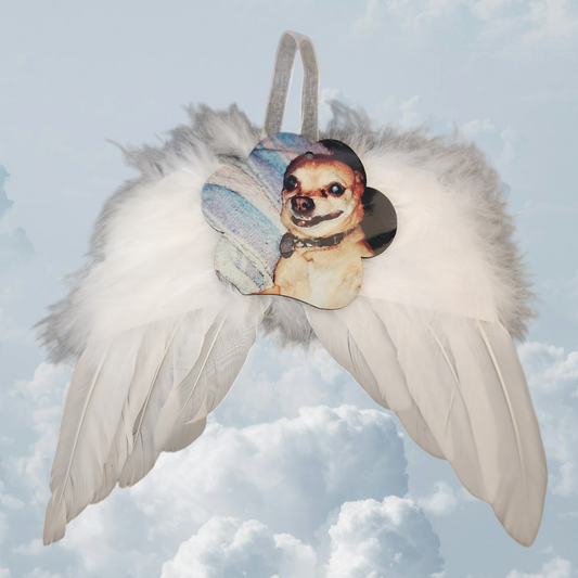 Angel Wings Memorial Ornament - FREE SHIPPING