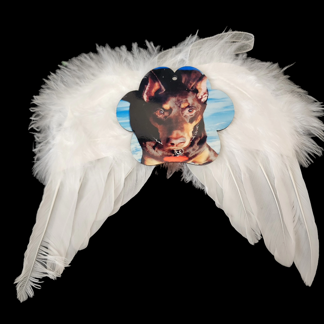 Angel Wings Memorial Ornament - FREE SHIPPING