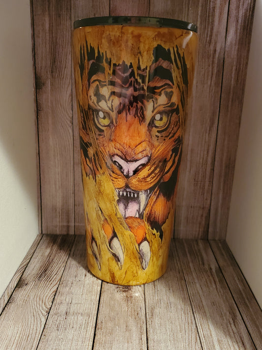 32oz Tiger Tumbler