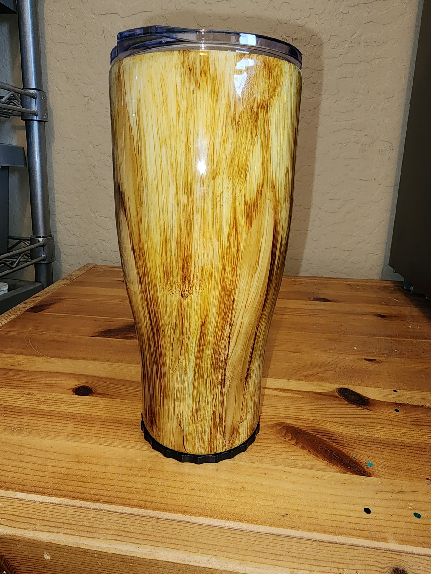 Hunting/Fishing Woodgrain Tumbler