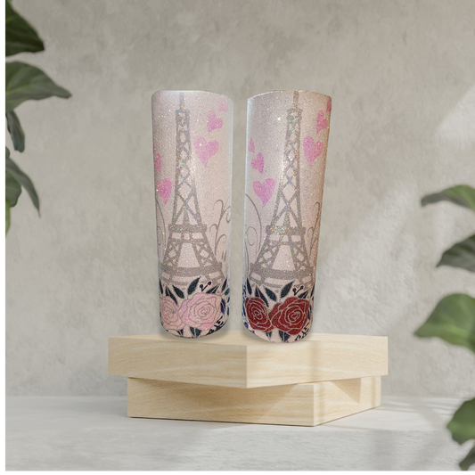 30oz Paris Glitter Tumbler